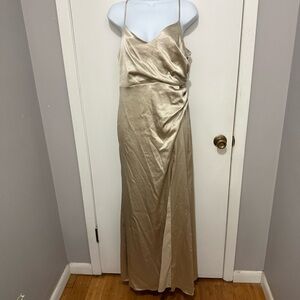 Birdy Grey Gold Maxi Dress size L